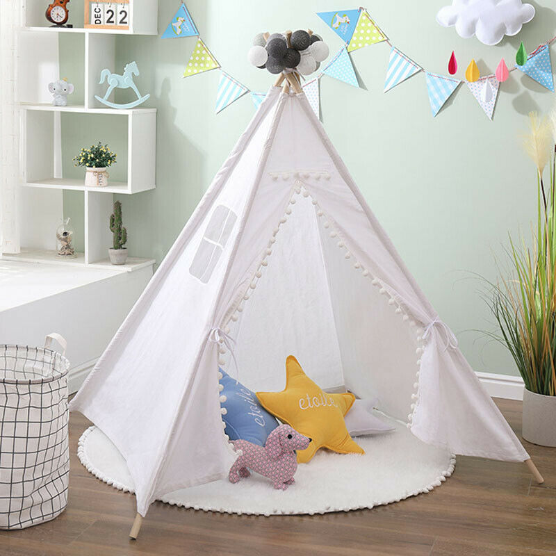 Kids Portable Tents Tent Indian Playhouse Play Teepee House Children's Indoor